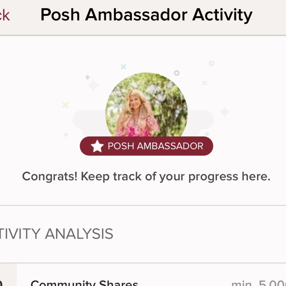 POSH AMBASSADOR on April 5, 2019!